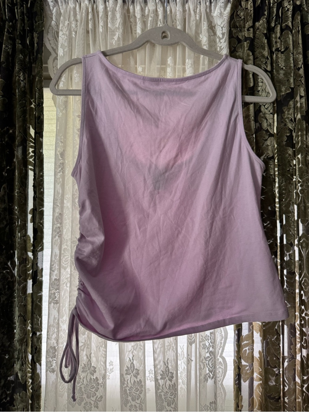 wild fable Lavender Tank Top with Side Tie